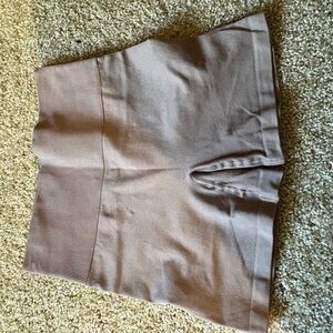 TNA High-Waisted Brown Shorts